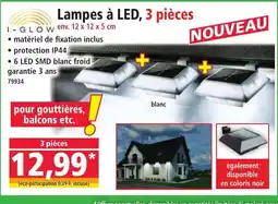 Norma Lampes à LED, 3 pièces offre
