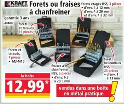 Norma KRAFT Forets ou fraises à chanfreiner offre