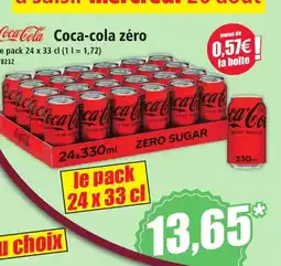 Norma COCA-COLA offre