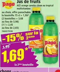 Norma PAGO Jus de fruits offre