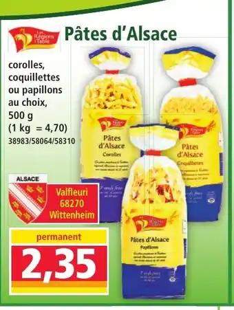 Norma Pâtes d'Alsace offre