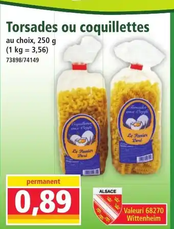 Norma Torsades ou coquillettes offre