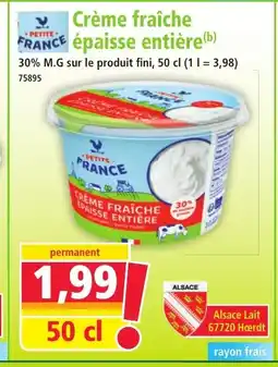 Norma Crème fraîche épaisse entière offre