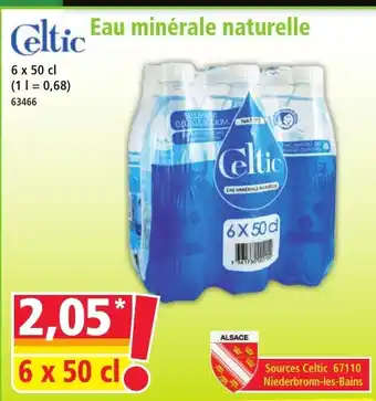 Norma CELTIC Eau minérale naturelle offre