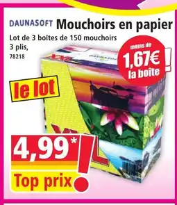 Norma DAUNASOFT Mouchoirs en papier offre
