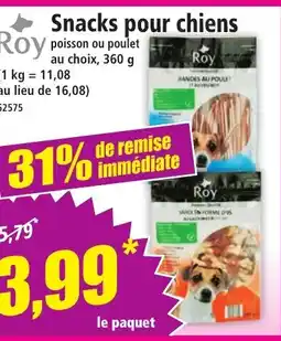 Norma ROY Snack pour chiens offre