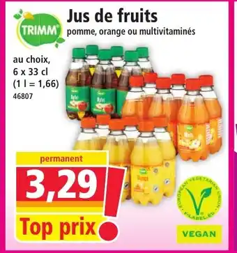 Norma TRIMM Jus de fruits offre