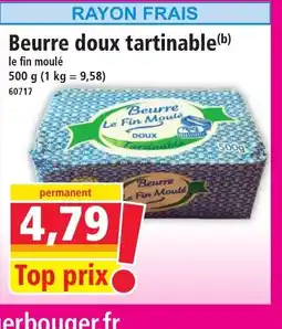 Norma Beurre doux tartinable offre