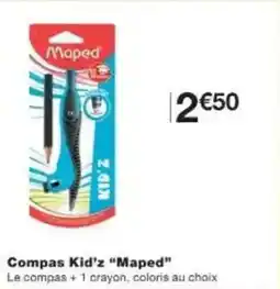 Monoprix Compas kid'z maped offre