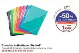 Monoprix Chemise à élastique oxford offre