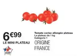 Monoprix Tomate cerise allongée plateau offre