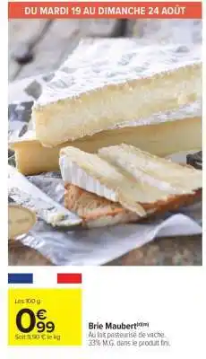 Carrefour Market Brie Maubert offre