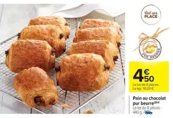 Carrefour Market Pain au chocolat pur beurre offre