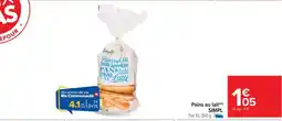 Carrefour Market Pains au lait offre