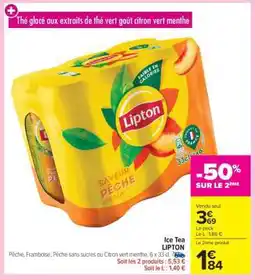 Carrefour Market ICE TEA LIPTON offre