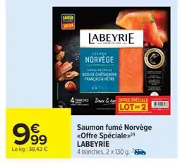 Carrefour Market Saumon fumé Norvège Offre Spéciale offre