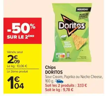 Carrefour Market Chips 'Doritos' offre