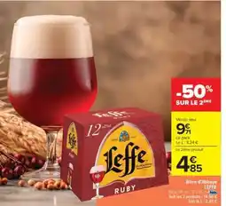 Carrefour Market Bière d’Abbaye LEFFE offre