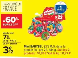 Carrefour Mini Babybel offre