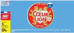 Carrefour Camembert Coeur De Lion offre