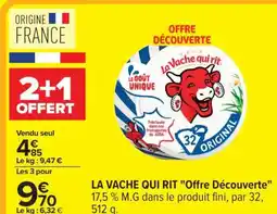 Carrefour La Vache qui rit Offre découverte offre