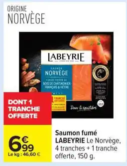 Carrefour SAUMON FUMÉ LABEYRIE offre
