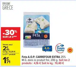 Carrefour Feta A.O.P. CARREFOUR EXTRA offre