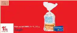 Carrefour Pains au lait SIMPL offre