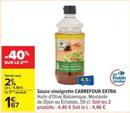 Carrefour Sauce vinaigrette CARREFOUR EXTRA offre