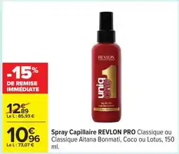 Carrefour Spray Capillaire REVLON PRO offre