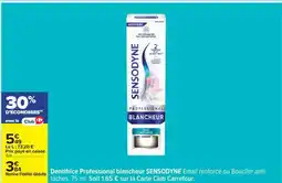 Carrefour Dentifrice Professional blancheur SENSODYNE offre