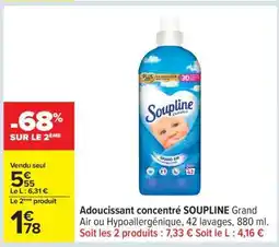 Carrefour ADOUCISSANT CONCENTRÉ 'SOUPLINE' offre