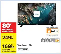 Carrefour Téléviseur LED offre
