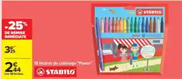 Carrefour 18 feutres de coloriage Power offre