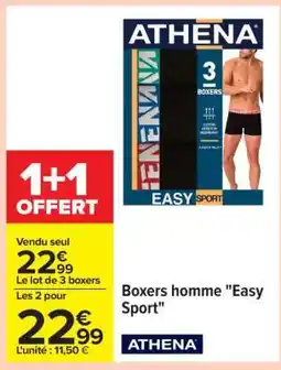 Carrefour Boxers homme Easy Sport offre
