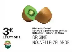 Monoprix Kiwi vert zespri offre