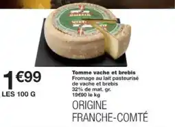Monoprix Tomme vache et brebis offre