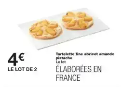 Monoprix Tartelette fine abricot amande pistache offre