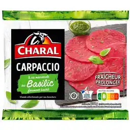 Carrefour Market Carpaccio au basilic CHARAL offre