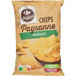 Carrefour Market CARREFOUR ORIGINAL Chips paysanne offre