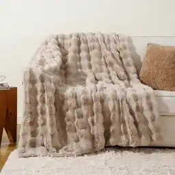 Carrefour Market TEX HOME Plaid Bulle offre