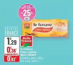 G20 Belle france - ile flottante creme anglaise offre
