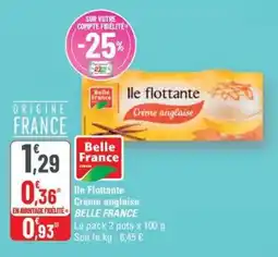 G20 EBELLE FRANCE lle flottante Crème anglaise offre