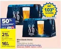 Carrefour Carrefour - bière blonde intense offre