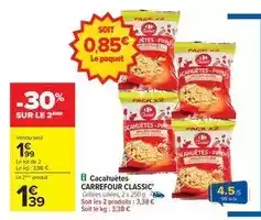 Carrefour Carrefour - cacahuètes classic offre