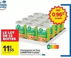 Carrefour Carrefour - champignons de paris offre