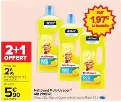Carrefour Mr propre - nettoyant multi-usages offre