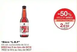 Monoprix Bière l.b.f offre