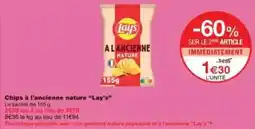 Monoprix Chips à l'ancienne nature lay's offre