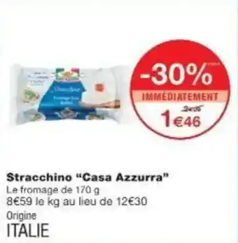 Monoprix Stracchino casa azzurra offre